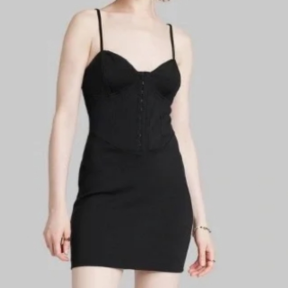 Wild Fable Nwt Womens Mini Dress Black Small - Picture 3 of 3
